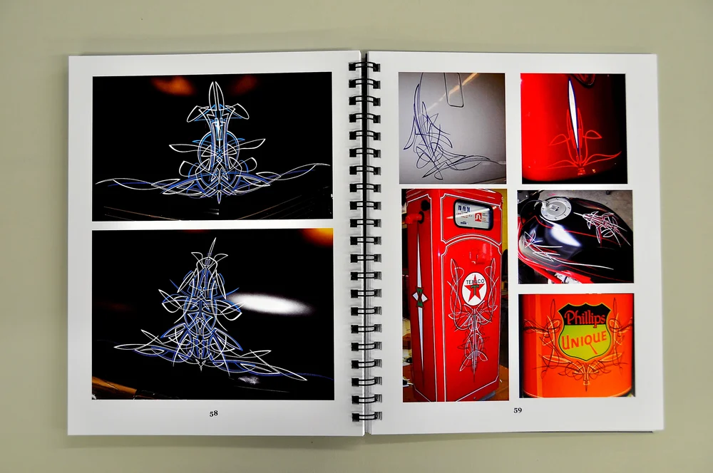 Pinstriping Instruction and Design Book — Hanson Graphix